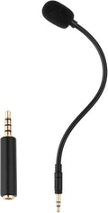 Smays Microphone Replacement for Rig 400 Gaming Headset, Turtle Beach, PS4 Headphone - 3.5mm Detachable Mic Attachment