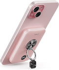 iWALK Magnetic Portable Charger for iPhone, 10,000mAh Wireless Power Bank with Stand, 15W MagSafe Fast Charging and USB-C PD 20W Charging for iPhone16/15/14/13/12 Series/Airpod