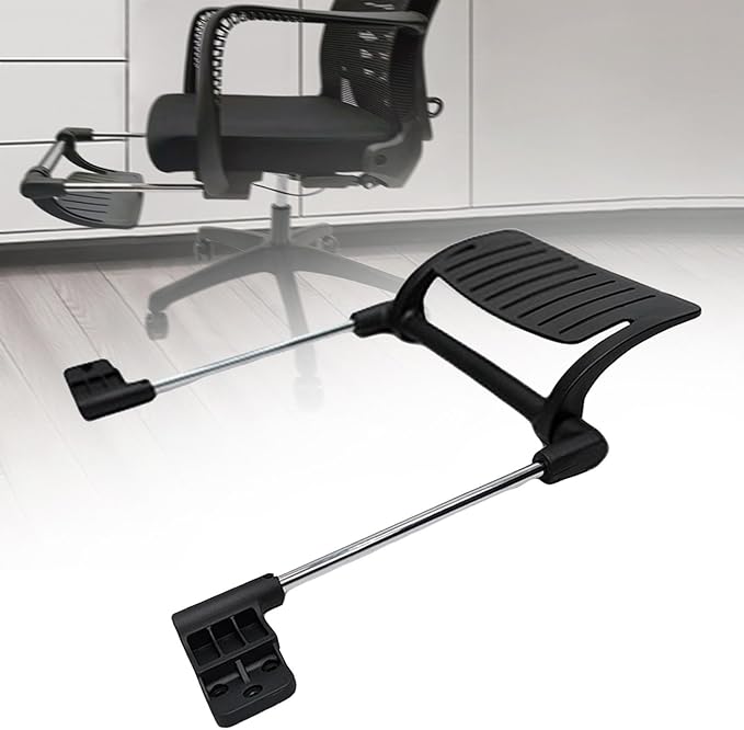 Office Chair Footrest Computer Chair Foot Support Heavy Duty Attachment Wide Office Chair Pedal for Lunch Break Mesh Chair, Style C, 42cmx43cm