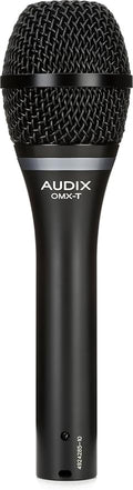 AUDIX OMX-T Dynamic Hypercardioid Vocal Microphone - Black - Wide Frequency Range, Perfect for Loud Stage Environments