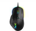 XPG Alpha Gaming Mouse,16,000 DPI, 400 IPS, 6 Programmable Buttons, Ergonomic Design (Alpha-BKCWW)