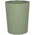 JiatuA Small Trash Can Plastic Wastebasket Round Garbage Container Bin for Bathroom, Kitchen, Bedroom, Home Office, College Dorm, Green