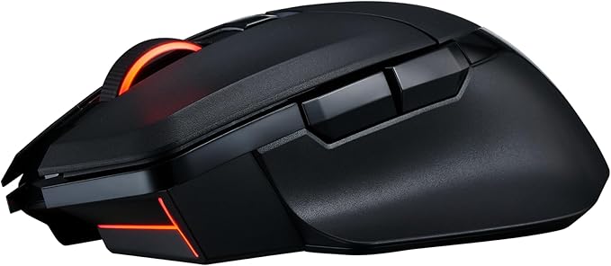 PowerColor ALPHYN AM10 Wireless Gaming Mouse, Black