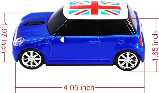Jinfili Cool Style Car Wireless Mouse Ergonomic USB Gaming Mice for Desktop Laptop PC Notebook