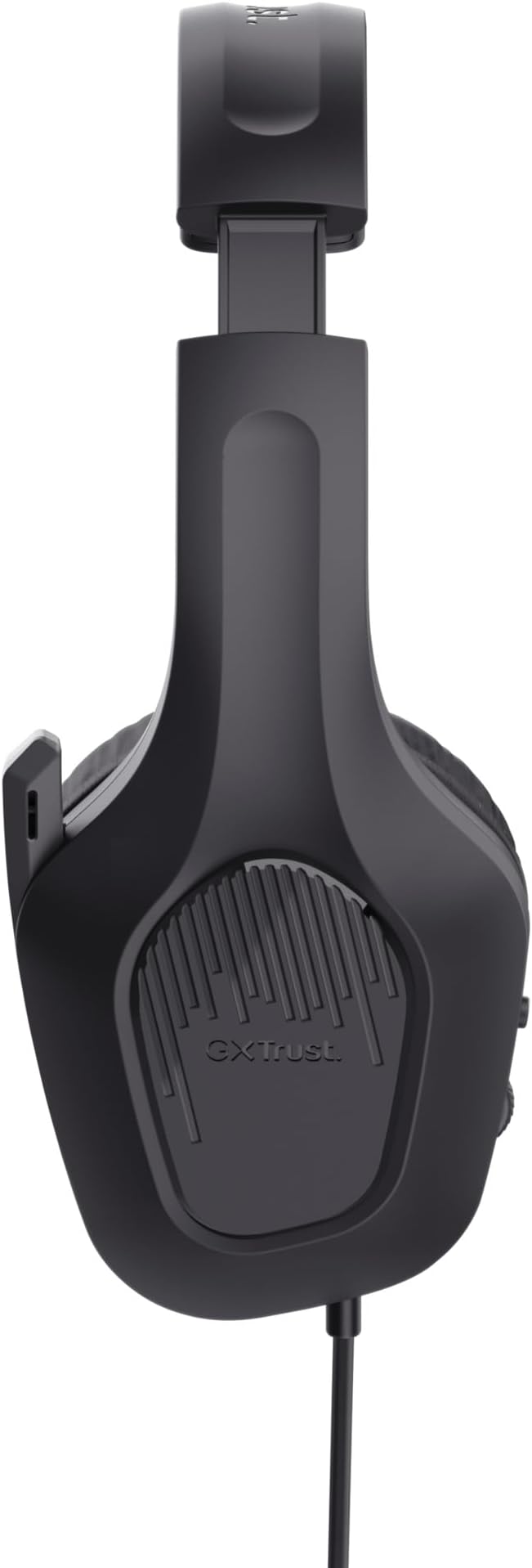 Trust Gaming GXT 415 Zirox Lightweight Gaming Headset with 50mm Drivers for PC, Xbox, PS4, PS5, Switch, Mobile, 3.5 mm Jack, 2m Cable, Foldaway Microphone, Over-Ear Wired Headphones - Black