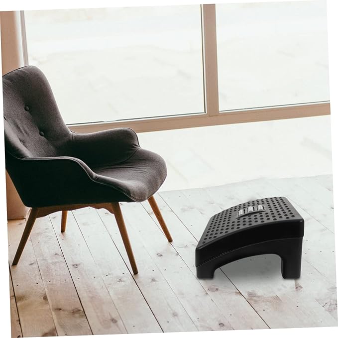 STOBOK 1pc Household Foot Stool Non-Slip Design Ergonomic Foot Rest for Office Home Use for Pain Relief Stylish and Portable