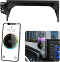 Car Magnetic Phone Mount for 2019-2025 Toyota RAV4 LE XLE and RAV4 Hybrid LE XLE SE Woodland XLE-Premium and RAV 4 Prime SE Auto Accessories Cell Phones Holder Fast 15W Wireless Charger