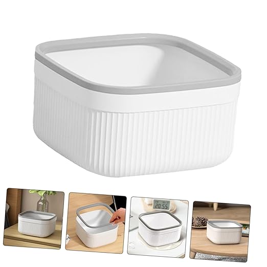 GLEAVI 2pcs Mini Trash Can for Desk Compact Waste Bin Slim Design for Office Kitchen and Bedroom Use Lightweight Portable Desktop Organizer Stylish