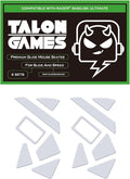 2Sets of TALONGAMES Rounded Curved Edges Mouse Feet Skates Compatible with Razer Basilisk Ultimate Wireless Gaming Mouse Feet Replacement,0.8mm,Pure PTFE Material with Super Smooth Glide Pads