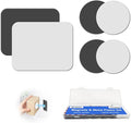 Towjug Flexible Magnets and Metal Stickers - Mixed 40 Adhesive Magnetic Set for Office, School, Crafts, Home Decor and Small Items Organization