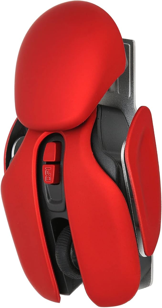 ciciglow Ergonomic Gaming Mouse with Adjustable 800/1200/1600 DPI, 16 Way Automatic Frame Skip Rechargeable Laptop Tablet Computer Office Optics for GAMER, PC