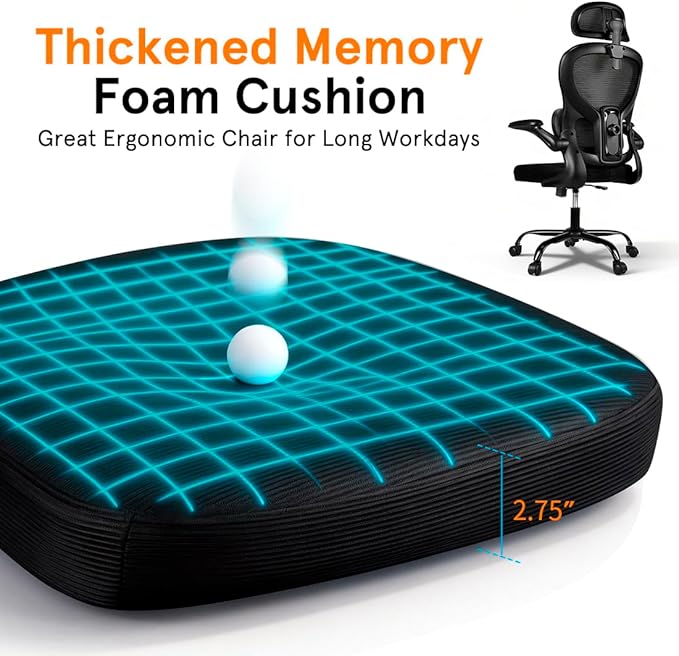 Office Chair, Gaming Chair Desk Chair Comfy Computer Chair Ergonomic Office Chair Mesh Office Chair 400 lbs with Lumbar Support Rolling for Gaming Home and Office