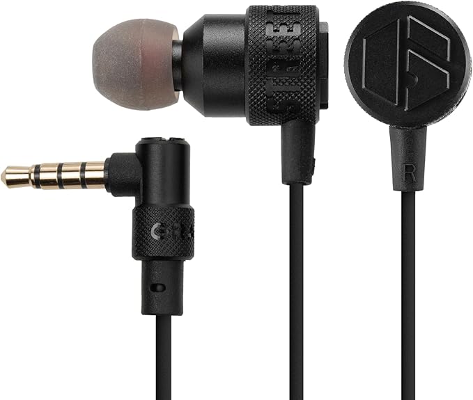 GRAPHT STREET FIGHTER 6 Official Licensed Grafting Sound Effect Gaming Earphones, 3.7 ft (1.2 m), Wired 6 Drive Impact, Gaming Earphones, Headset, Street Fighter Fighting Game, Black
