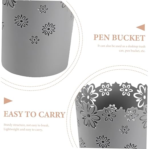 SOLUSTRE 2pcs Slim Garbage Can Desktop Trash Cans Dual Compartment Countertop Storage Bin
