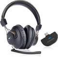 Avantree C519M - Clear Voice & Rich Background Sound, Low Latency Bluetooth Headphones with Mic & USB C Adapter for PS5 & Switch, Wireless Headset for PC Work & Gaming, 40H Playtime