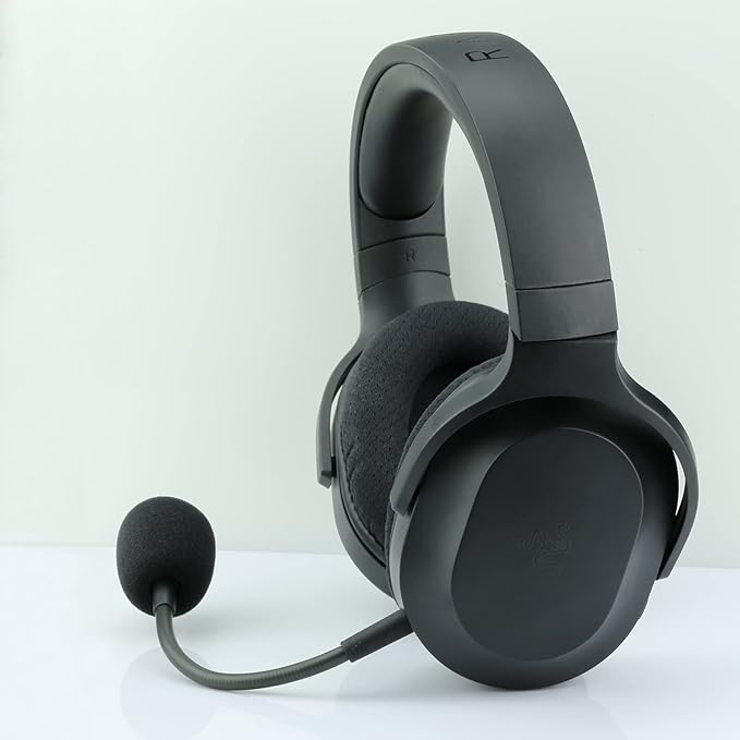 LEFXMOPHY Mic Replacement for Razer Barracuda X Game Headset 3.5mm Detachable Gaming Boom Microphone with Foam