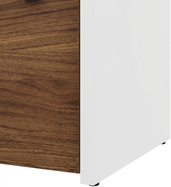 White 3-Piece Home Office Set with Multi-Purpose Storage Desks, Durable Wooden Construction, Modern Design for Workspace Organization