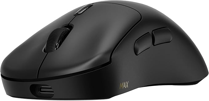 Rapoo VT MAX Lightweight Wireless Gaming Mouse, PAW3950 Ultimate Sensor,750H Battery Life, 8K Polling, 45K DPI, Dual-Mode 2.4G/USB-C, Esports Grade Performance Mouse for PC/Mac (VT3 MAX, Black)