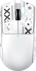 ATTACK SHARK X11SE Lightweight Wireless Gaming Mouse, 59g Tri-Mode BT/2.4G Wireless/Wired Gaming Mouse, PixArt PAW3311 Gaming Sensor, 22000 DPI, Office Mice with Tape for PC/Xbox/Win/Mac (White)