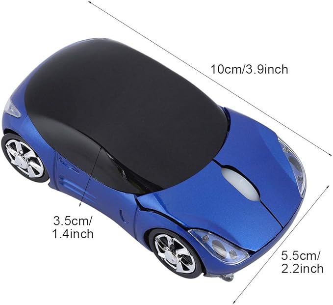Mouse, 2.4G Mouse Bluetooth Optical Mouse 1600DPI for/ME/PC/Tablet Gaming Office (Blue)