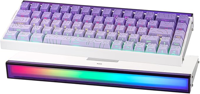EPOMAKER Aula Hero 68 HE Wired Magnetic Gaming Keyboard, 0.01mm Adjustable Actuation, Rapid Hall Effect Switch, 8kHz Polling, 5-Layer Sound Dampening, RGB Box & Backlight (Purple)