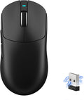 MAMBASNAKE×Attack Shark X8 Plus Wireless Gaming Mouse,Tri-Mode Connection,40000 DPI Ultra Lightweight,PAW3395PRO Sensor,150h Battery Life,5 programmable Buttons for Windows/Mac/Linux/XP-Black