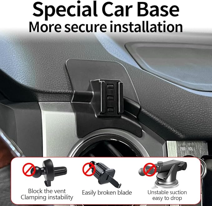 Car Magnetic Phone Mount for Toyota Tundra 2014 2015 2016 2017 2018 2019 2020 2021 Auto Interior Accessories Best Cellphone Holder Fast 15W Wireless Charger Cell Phones Charging Screen Stand