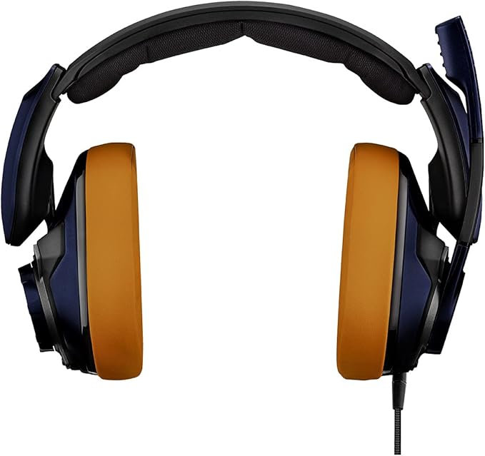 EPOS I Sennheiser GSP 602 – Wired Closed Acoustic Gaming Headset, Noise-Cancelling Microphone, Adjustable Headband with Customizable Contact Pressure, Volume Control, for PC + Mac + Xbox + PS4, Pro