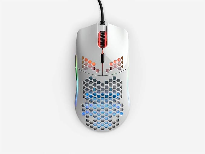 Glorious Model O Gaming Mouse, Glossy White (Renewed)