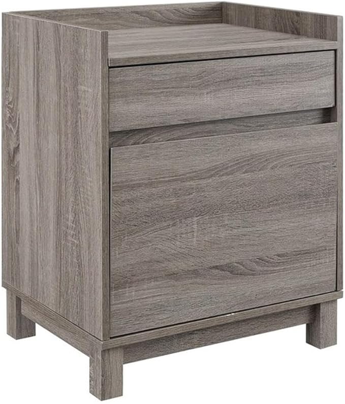 Pemberly Row Set of 3 Filing Cabinet & Ladder Bookcase & Small Space Desk