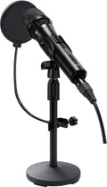 Xlr Usb Dynamic Microphone for Singing Recording, Metal Dynamic Studio Singing Recording Microphone with Mic Gain, Desktop Stand, Pop Filter, Headphone Jack, for PC, Audio Interface, Mixer, Mac