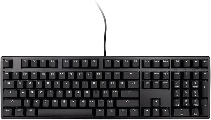 Ducky Origin Black Double Shot PBT Mechanical Keyboard (Cherry MX Silent Red)