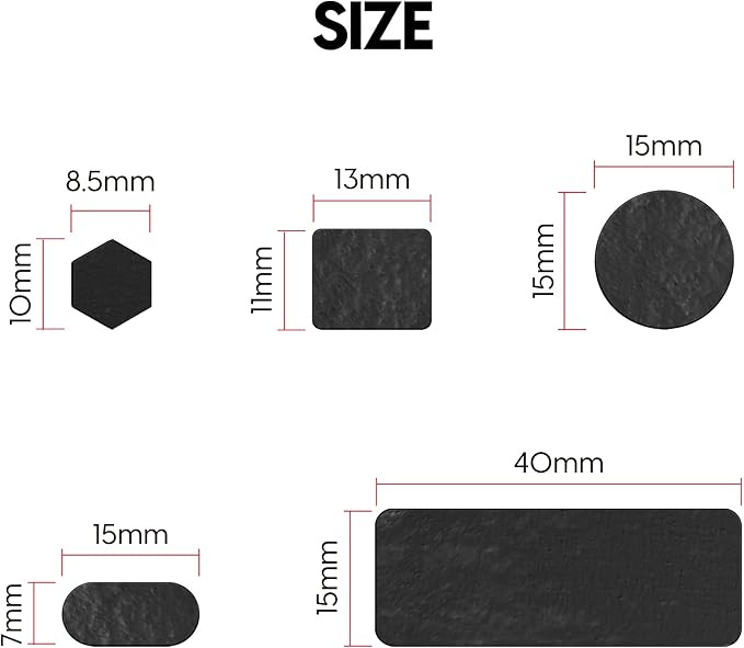Pulsar Gaming Gears SUPERGRIP Pre-Cut 1 Universal Griptape Pre-Laminated Sweat Absorbing High Performance Universal Anti Slip Mouse Grip Tape Ultra-Thin 0.5mm (0.02in)
