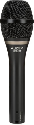 AUDIX OMX-M Dynamic Supercardioid Vocal Microphone -Black - Ideal for Professional Close-Mic Singers and Stage Performances