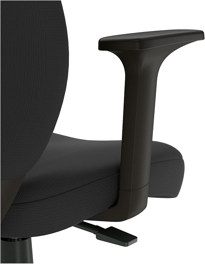 STAPLES Drafting Stool, Fabric, Footrest, Black