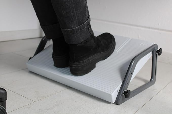 Wedo Relax Footrest Tilting with Small Compartment Rear H70-210mm Platform 450x350mm Ref 2751