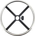 Swivel Office Chair Footrest Ring Accessory Stainless Steel for Office Desk Chair, 40cm