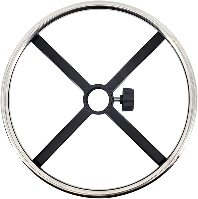 Swivel Office Chair Footrest Ring Accessory Stainless Steel for Office Desk Chair, 40cm