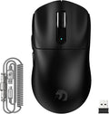 MAMBASNAKE M3 Wireless Gaming Mouse with Lightweight 39g,PixArt PAW3395 PRO Sensor 40K DPI,Tri Mode-2.4G/Bluetooth/Wired,100M Clicks Micro Switch,Coiled Cable,Programmable for Win PC Mac Gamer(Black)
