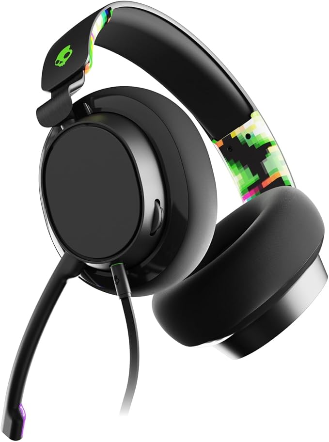 Skullcandy SLYR Multi-Platform Over-Ear Wired Gaming Headset, Works with Xbox PlayStation and PC - Green