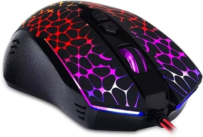 Redragon M716 Inquisitor RGB Gaming Mouse (Redragon Inquisitor),Gold