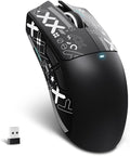 ATTACK SHARK X11SE Ultra-Light Wireless Gaming Mouse,22000 DPI,Tri-Modes BT5.2/Type-C Wired/2.4G,PixArt PAW3311 Gaming Sensor,5 Programmable Buttons for Laptop,PC,Mac Gamer(Black&Sticker)
