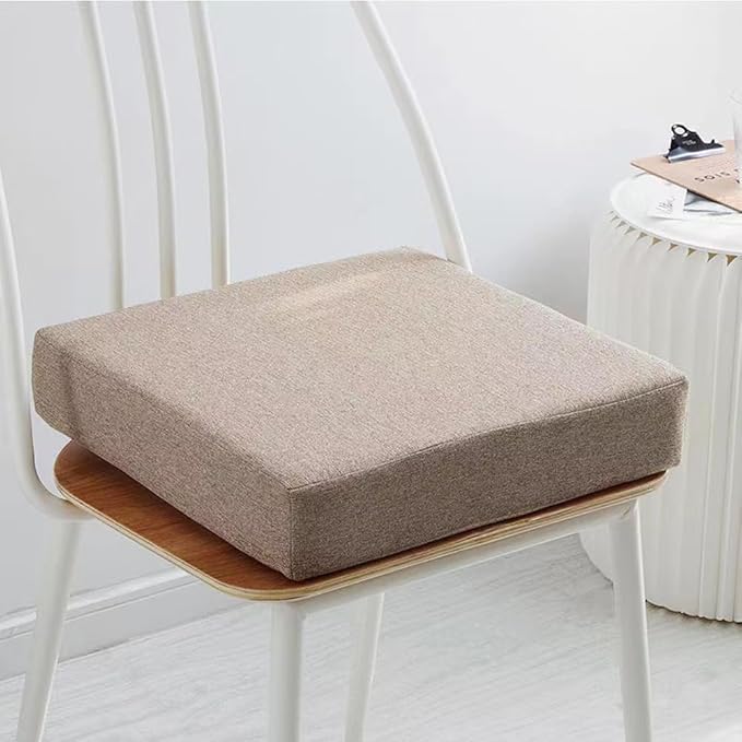 Chair pad 16x16x3inch Pain Relief Foam Seat Pad ，Thicken Breathable & Washable Cover,for Wheel Chair Car Seat,Office Chair