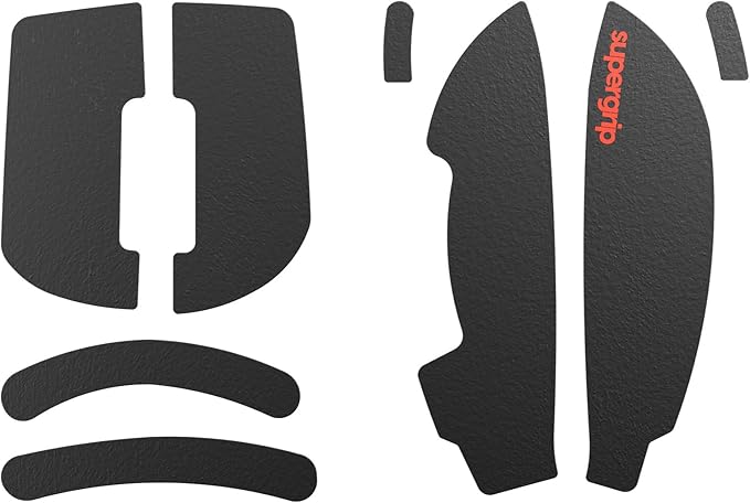 Pulsar Gaming Gears SUPERGRIP Griptape Set for ZywOo Sweat Absorbing High Performance Anti Slip 3M Adhesive no Residue Mouse Grip Tape Ultra-Thin 0.5mm (0.02in), Mini