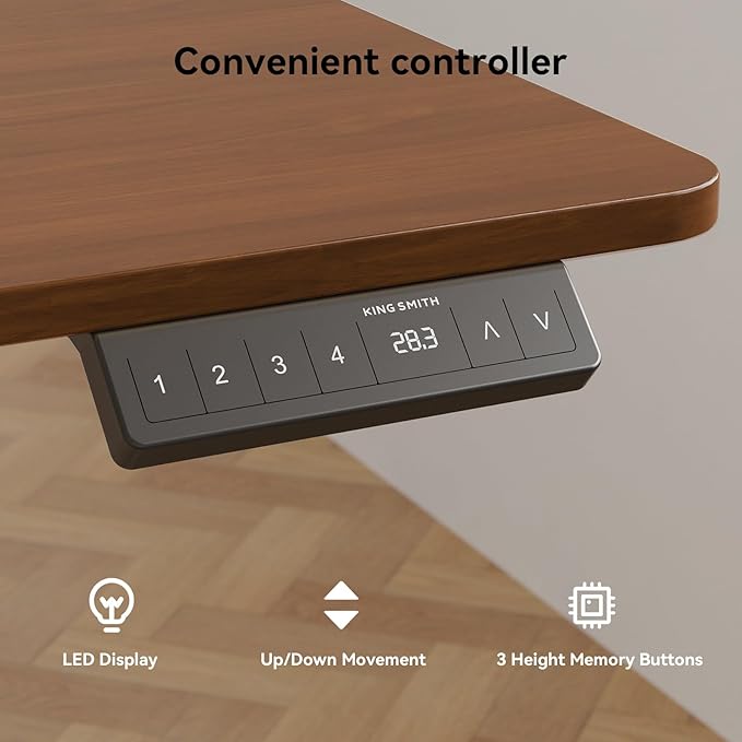 WALKINGDESK 63 Inches Height Adjustable L Shaped Standing Desk with 2 Drawers and Keyboard Tray, Electric Sit to Stand Home Office Comupter Table, Ergonomic Corner Gaming Desk, Black Walnut