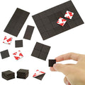 Magnetic Squares with Adhesive Backing(144PCS Each 3/4" x 3/4"),Self Sticky Pre-Cut Magnet Tape Strip for Classroom Decor,Family Activities,Peel and Stick for Cards/Picture/Poster (80mil Magnet)