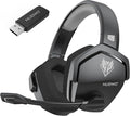 NUBWO Wireless Gaming Headset with Mic for Ps5 Ps4 PC, Zero Interference, 100-Hour Battery All-Day Play, 23ms Sync for Fortnite & Call of Duty/FPS Gamers, Triple Mode All Devices Compatible - New