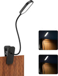 Honeywell Clip On Desk Lamp, Rechargeable Reading Light with Touch Control, Stepless Dimming, Portable Lamp for Desk, Bedside, Study