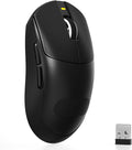 MAMBASNAKE Attack Shark X8 SE 55g Superlight Wireless Gaming Mouse,BK52820 Tri-Mode BT/2.4G Wireless/Wired Mouse with Grip Tape,25000DPI,500mAh,Large Size,5 Programmable Buttons for Pc/Mac(Black PRO)