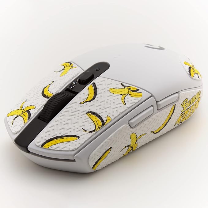 BT.L Mouse Grip for Logitech G305 & G203 Pro Gaming (Banana White)